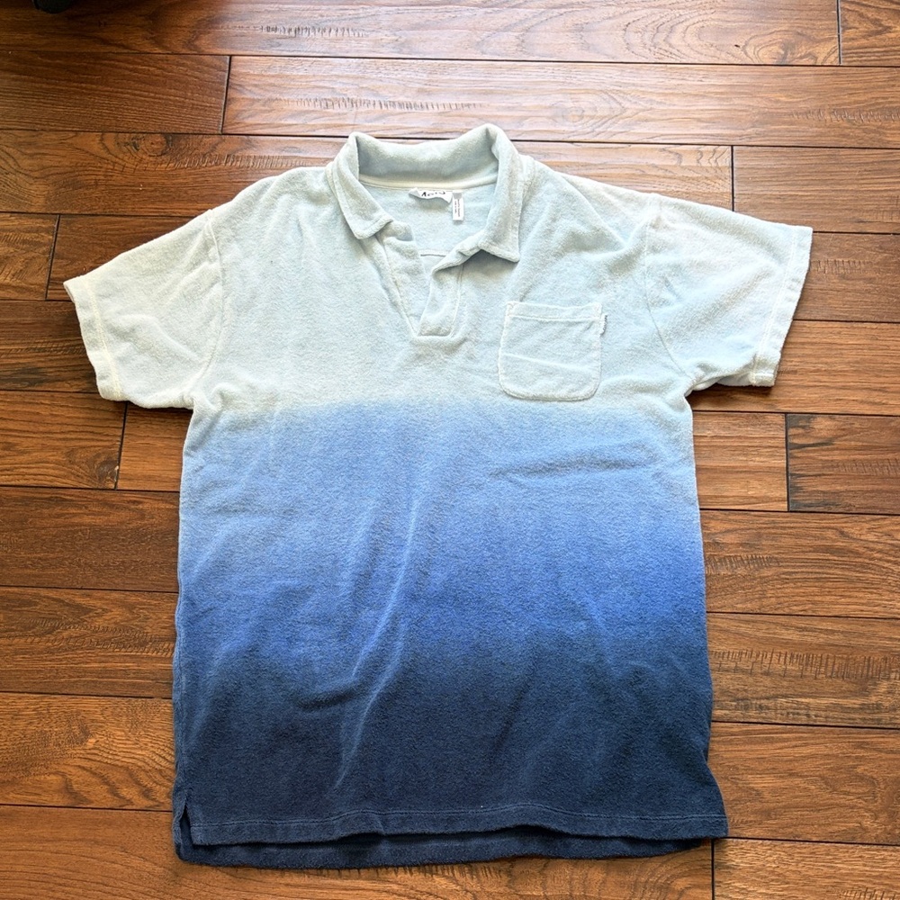Molo Gradient Blue Kids Polo Shirt